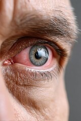 Eye disorder: redness trace, muscle strain, sight burden, nerve issue, individual ailment, facial pressure, sclera trouble, visual mark, head fatigue, iris problem
