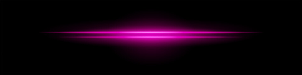 Pink central glow. Two layered beams with soft radial light burst and blurred edges on dark background. Ideal for sci-fi, light energy, futuristic effects.