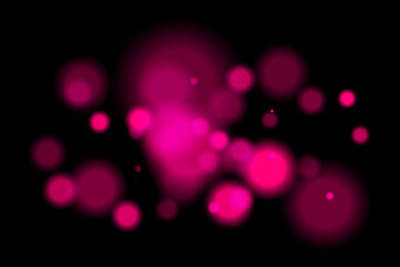 Red glowing bokeh. Blurred glowing circles in deep red hues with soft edges on dark. Great for heat, fire, abstract, celebration, emotional energy concepts.