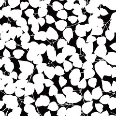 Seamless pattern with beautiful plants perfect for textiles,