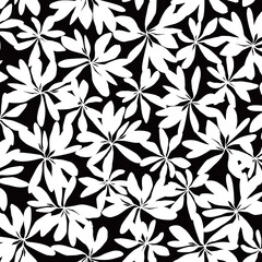 Seamless pattern with beautiful plants perfect for textiles,