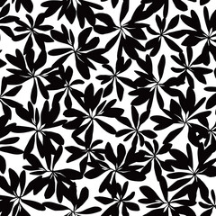Seamless pattern with beautiful plants perfect for textiles,