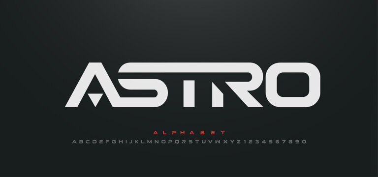 Abstract sport modern alphabet logo font. Typography bold typeface design for sport, technology, fashion, digital, future creative logos fonts. vector illustration