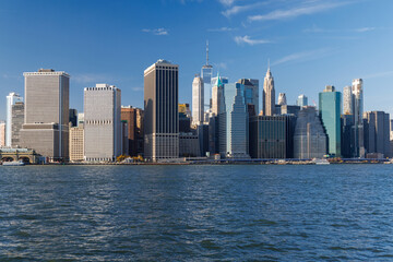 The New York Manhattan skyline