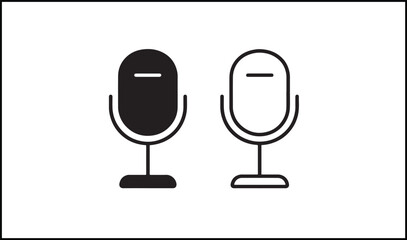 Obraz premium Joystick vector outline and silhouette design