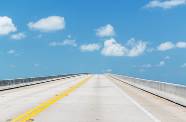 Highway stretching into the sky