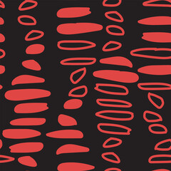 Colourful Abstract Brush Strokes Seamless Pattern Design