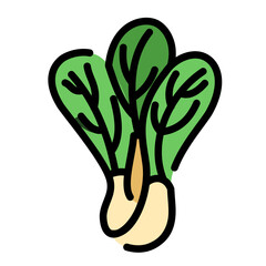 Chinese cabbage icon	