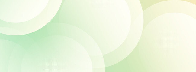 banner background. green gradations. circle shape. Minimalist banner background. Simple design. V