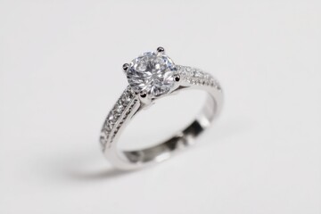 Diamond ring jewelry white gold proposal