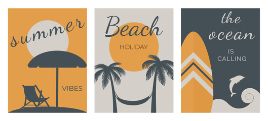 summer holiday posters