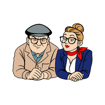 family in vector formet