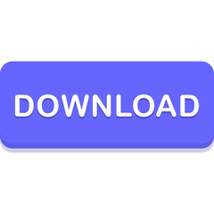 Modern Download Web Button, SVG UI Vector Element