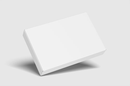 Floating Box Packaging Mockup