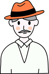 different types of peple faces 