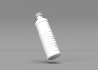 White Plastic Bottle Mockup Clean, Modern Packaging Design