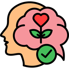 Mental Clarity lineal color icon