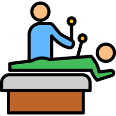 Therapy Chat Bubble lineal color icon