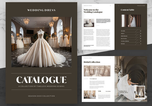 Brown And Black Wedding Dress Catalog
