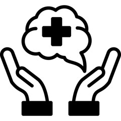 Mental Wellness App mixed icon