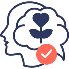 Mental Clarity mixed color icon