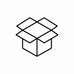 empty box container icon vector sign © Rauf
