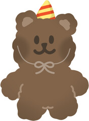 꼬깔모를 쓴 곰