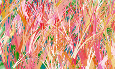 Colorful Abstract Brushstroke Pattern | Playful Artistic Background for Textile Print, Fabric Design, and Creative Projects