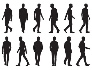 MAN WALKING SILHOUETTE