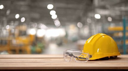 Safety gear preparation industrial warehouse photo indoor close-up workplace readiness