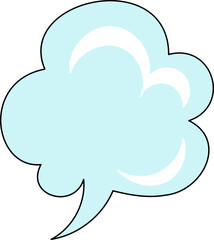 cute cartoon speech bubbles