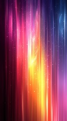 Blurred gradient background with colorful stripes in pink, purple and yellow tones, soft lighting, minimalistic design, blurred lines, grainy texture, digital art style, high resolution,
