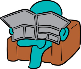 Illustration of reader
