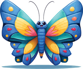 Butterfly Character Outline Design: Cute, Elegant & Creative Line Art for Logos, Illustrations, and Kids Projects