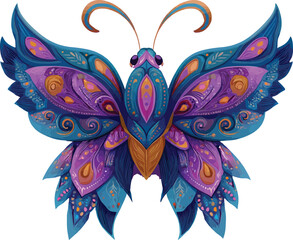 Butterfly Character Outline Design: Cute, Elegant & Creative Line Art for Logos, Illustrations, and Kids Projects