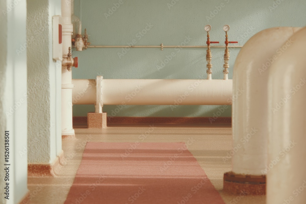 Poster Industrial Heat Index Monitoring with Multiple Barometers and Pressure Gauges on Building Distribution Pipes in Modern Facility Management Systems