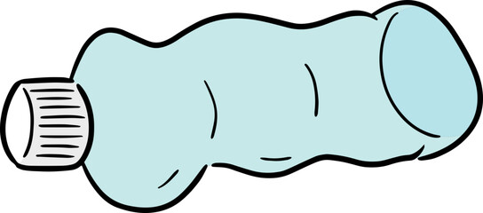 Illustration of plastic bottle
