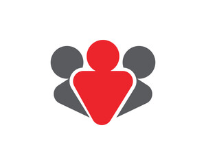 Community people care logo and symbols template