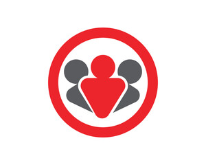 Community people care logo and symbols template