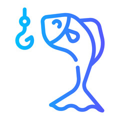 Fototapeta premium fishing rod icon