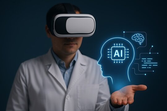 Ai vr future technology artificial intelligence innovation virtual reality headset development research