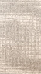 Beige Textured Woven Fabric Closeup Neutral Background Vertical View