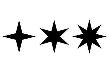 Glitter, stars, icon, vector