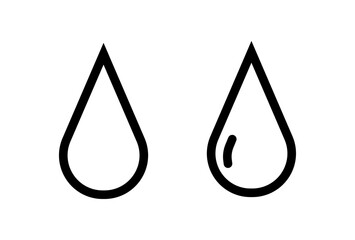Water, water drops, drops, rain, icon
