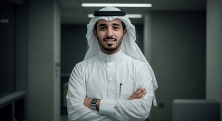 Confident Arab Businessman Portrait