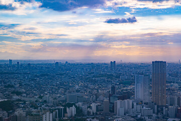 東京・都市部の夕景