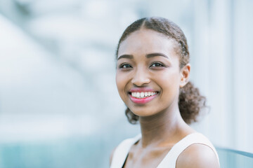 Naklejka premium 女性ポートレート