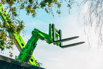 Forklift forks, industrial machinery and equipment