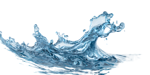 Aquatic dance blue wave cresting