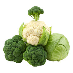 cauliflower and broccoli